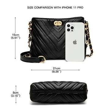 Fashion Leather Small Crossbody Purse for Women