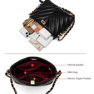 Fashion Leather Small Crossbody Purse for Women