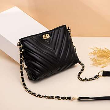 Fashion Leather Small Crossbody Purse for Women