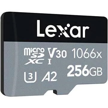 Lexar 512GB Professional 1066x micro SD Card for 4K Recording