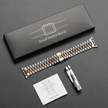 baozai Elegant Apple Watch Band for Women, 42mm - 38mm