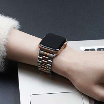 baozai Elegant Apple Watch Band for Women, 42mm - 38mm