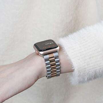 baozai Elegant Apple Watch Band for Women, 42mm - 38mm