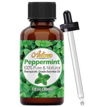 Artizen 30ml Peppermint Essential Oil - 1 Fluid Ounce - 100% Pure & Natural Peppermint Oil for Aroma...