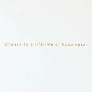 Hallmark Signature Wedding Card, Bridal Shower Card, Engagement Card (Champagne)