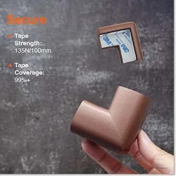 Roving Cove Corner Protectors - Safe Foam Bumper Guards 4 Pack