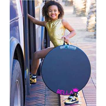 dot2dance Portable Dance Floor, Marley Flooring Ballet Training Equipment, Tap Dance Floor, Turning Boards for Dancers & Figure Skating Practice Mat, Tap Board for Tap Dancing, Practice Pirouette