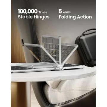 ProtoArc Foldable Keyboard and Mouse, XKM01 True Full-Size Folding Keyboard Mouse Combo for Business...