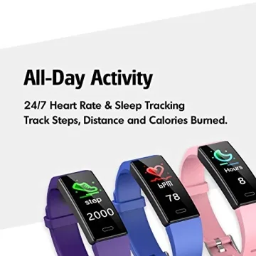 ZURURU Fitness Tracker: Monitor Health & Activity