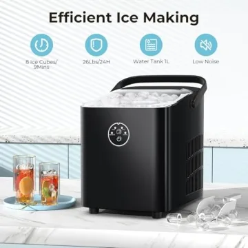 Xbeauty Ice Maker - Fast, Portable, Ideal for Parties