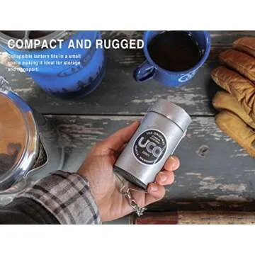 Portable Aluminum Candle Lantern for All Outdoor Adventures