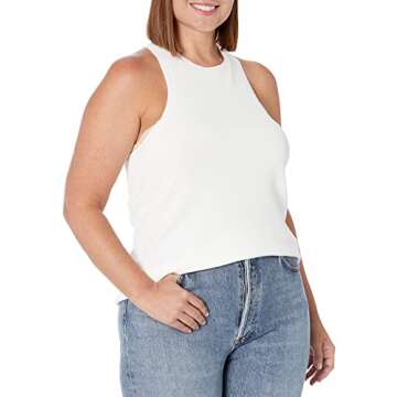 The Drop Women's @lucyswhims Fitted Cutaway Racer Tank Sweater