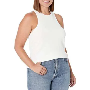 The Drop Women's @lucyswhims Fitted Cutaway Racer Tank Sweater