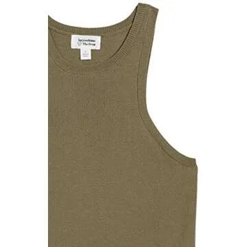 The Drop Women's @lucyswhims Fitted Cutaway Racer Tank Sweater