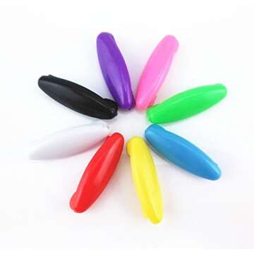 yueton 48pcs Assorted Color Fashion Plastic Scarves Pins