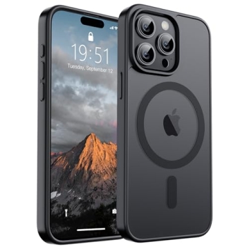 SUPFINE Magnetic for iPhone 15 Pro Max Case [Compatible with MagSafe] [10 FT Military Grade Drop Pro...