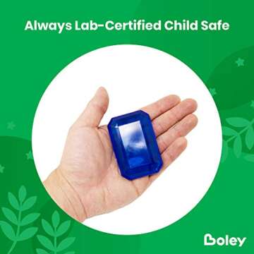 Boley Dive Gems Swim Toys - 12 Pack Pool Diving Toys for Kids - Sinking Swimming Pool & Bath Toys for Toddlers, Water Games - Includes Sea Shells, Stars, Circles & Rectangles