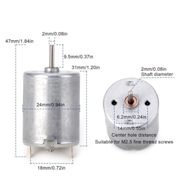 DC Motor 3V-12V 280 Micro Motor for DIY Projects