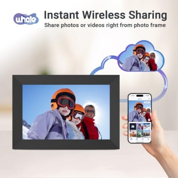 Pixedge Digital Picture Frame 10.1 Inch WiFi Touch Screen