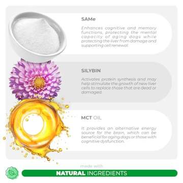 SAMe & Silybin Dog Liver Supplements - Brain Health Chews