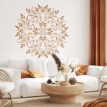 Aurore Mandala Stencil for Home Decor