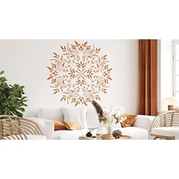 Aurore Mandala Stencil for Home Decor