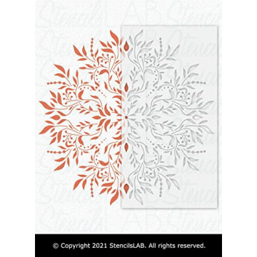 Aurore Mandala Stencil for Home Decor