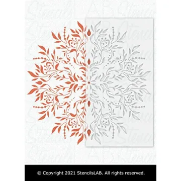 Aurore Mandala Stencil for Home Decor