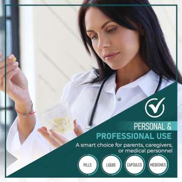 [2000 Pack - 1 oz.] Pruvade Disposable Medicine Cups with Graduated Dosage Lines for Pills or Liquid, Single Serve Measuring for Home, Nurse, Hospital, Medical Care, Resin Mixing, Mouthwash |2000 Pack