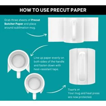 Precut Butcher Paper for Easy Sublimation Crafts