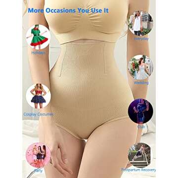 iloveSIA High-Waisted Shapewear 3-Pack for New Moms