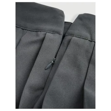 Milumia Women's Pleated A Line Bubble Skirt for Stylish Comfort