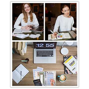 Stylish Neenicoliy A6 Budget Planner with Clear Pockets