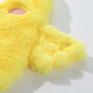 Tamu style Dog Chicken Crinkle Toy, Plush Squeaky 14 Inches, No Stuffing Design for Small Medium Dogs, Interactive Toy for Pet Training and Playing