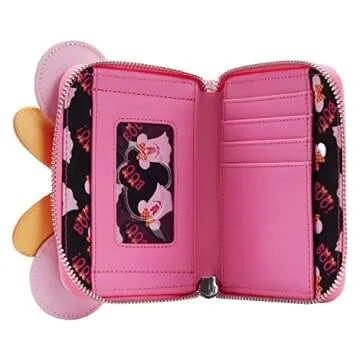 Loungefly Disney Pastel Ghost Minnie Glow in the Dark Women's Zip-Around Wallet