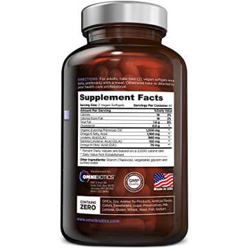 Organic Evening Primrose Oil | Clinical Strength 1,500 mg | 10% GLA | Cold-Pressed, Non-GMO | Natura...