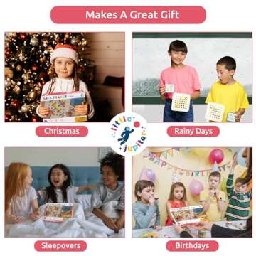 Race To Lace - Perfect Home or Travel Games for Kids and Adults - Ideal for 8-12 Years old - Solo or 2+ Players for for 4+ Years & Up - Car Games, Airplane Games, Family & Kids Games - Road Trip Games