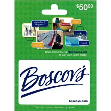 Boscovs Gift Card $50 - Ideal for All Shopping Needs & Occasions