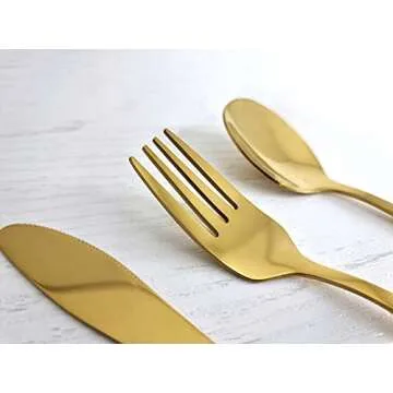 12 Piece Kids Silverware Set - Safe & Stylish Flatware