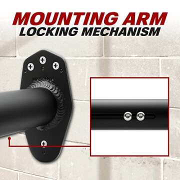 Ibera Bike Wall mount - Horizontal Indoor Bike Rack for 1 Bicycle I Bike rack garage - Keep you Bike Safe & Secure and save Space with Bike hangers for garage, bike hooks for garage wall, bike hanger