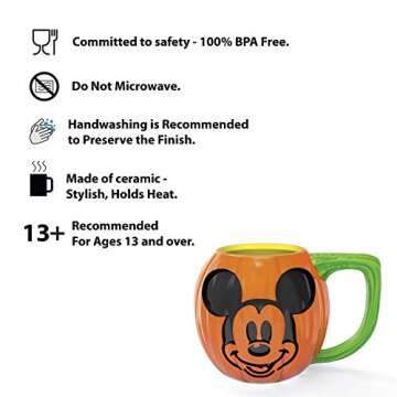 Zak Designs Disney 3D Character Mug with Spoon