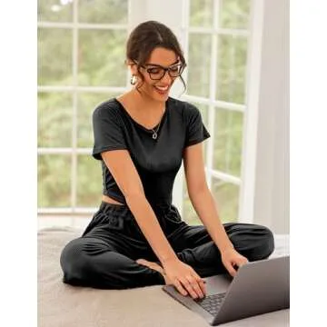 Ekouaer Women's Lounge Set - Stylish Comfort Daily Wear