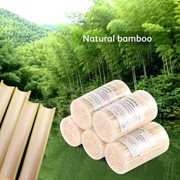 Bamboo Appetizer Forks - Eco-Friendly & Stylish