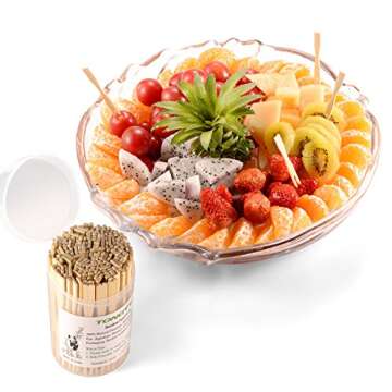 Bamboo Appetizer Forks - Eco-Friendly & Stylish