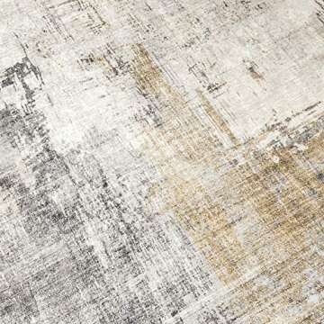 ReaLife Machine Washable Area Rug Runner - Living Room Bedroom Bathroom Kitchen Entryway Office - Pa...