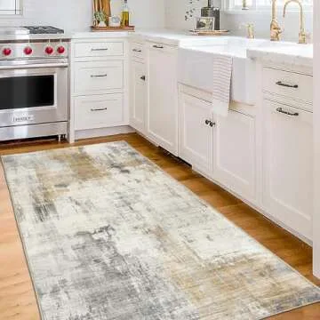 ReaLife Machine Washable Area Rug Runner for Modern Homes