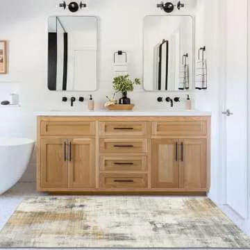 ReaLife Machine Washable Area Rug Runner for Modern Homes