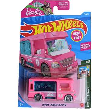 Limited Edition Hot Wheels Barbie Dream Camper for Collectors