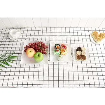 2 Set 3-Tier White Dessert Cake Stand, Plastic Pastry Stand Small Cupcake Stand Cookie Tray Rack Candy Buffet Set Up Fruit Plate and Trays for Wedding Home Birthday Party Decor Serving Platter