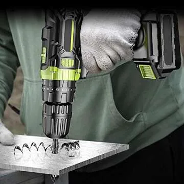 Masonry Concrete Drill Bit Set for Tile, Brick, Glass, Plastic and Wood, Tungsten Carbide Tip Work with Ceramic Tile, Wall Mirror, Paver on Concrete or Brick Wall, 10 Pcs